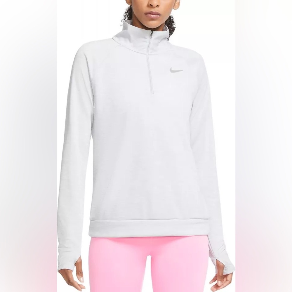 Nike Pacer Long-sleeve Jacket Women s 1/4-Zip Running Top XL CU3267-077